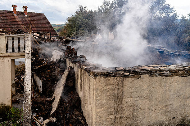 Professional Fire Damage Removal technician working in Round Rock, TX